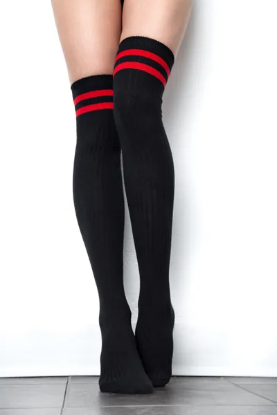 Thigh High Socks Modeled by Josie Fox