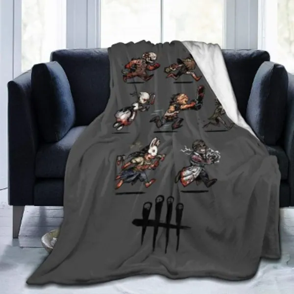 Others Dead by Daylight Cartoon Ultra Soft Blanket Throw Thick Blanket All Season Premium Fluffy Microfiber Fleece Throw for Sofa Couch Bed