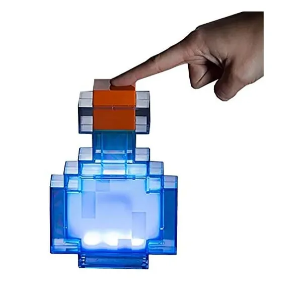 
                            Minecraft Potion Bottle Light Color-Changing LED Lamp | 7 Inch Night Light
                        