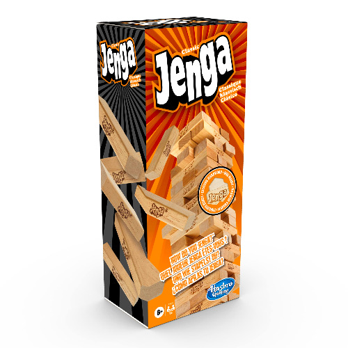 Klassiek Jenga-spel; Stapeltorenspel van hardhout blokken - Jenga Classic € 10,38