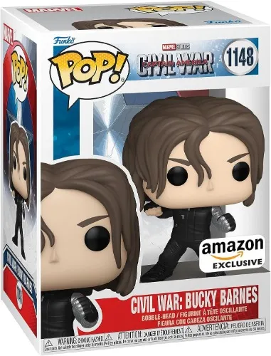 Funko Pop! Marvel: Captain America: Civil War Build A Scene - Bucky Barnes