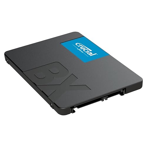 Crucial BX500 SATA SSD 1TB, SSD Interno 2.5", Hasta 540MB/s, Compatible con Ordenador Portátil y de Sobremesa (PC), 3D NAND, Aceleración de escritura dinámica, Memoria SSD - CT1000BX500SSD101 - 1TB