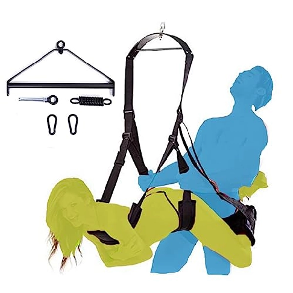 Sex Swivel Swing for Couple Ceiling 360 Degree Spinning Sex Furniture Bedroom Swing with Seat Sex Resistant Set Ties Down Sex Swing with Strong Stainless Steel Tripod Spring Kit Women's Hoodies