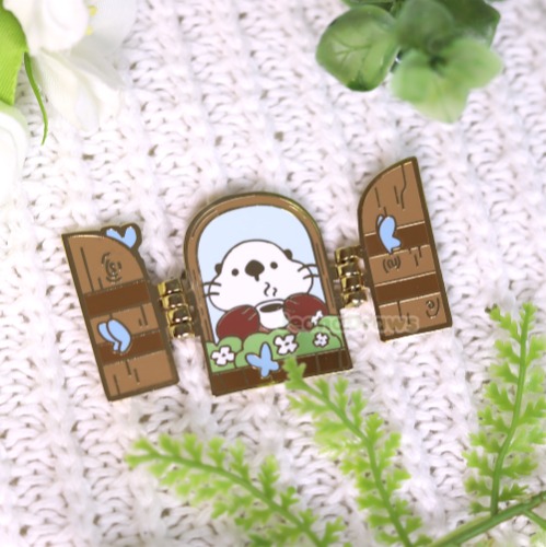 September Patreon Pin - Morning Lakko Hinged Pin