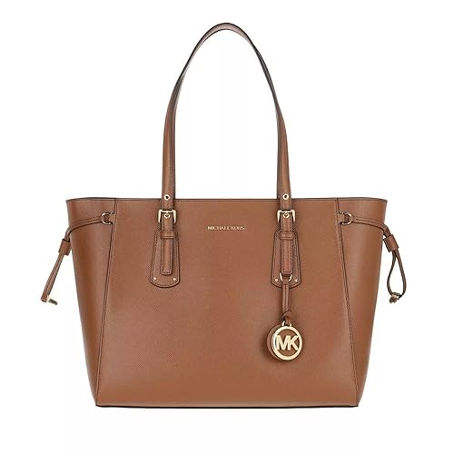 Michael Kors Women's Md Mf Tz Tote Bag, M - Luggage