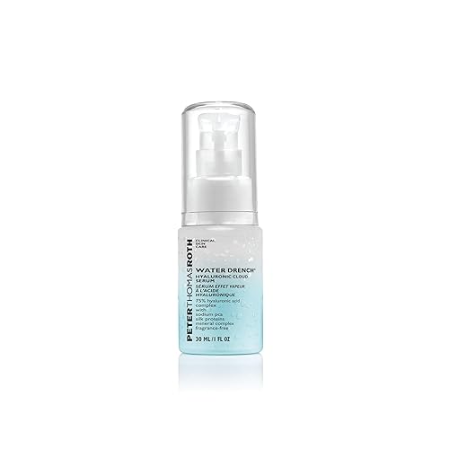 Peter Thomas Roth Peter Thomas Roth Water Drench Hyaluronic Cloud Serum, 1 Fl. Oz/ 30 Ml Tappo per orecchie 2 Centimeters Nero (Black)