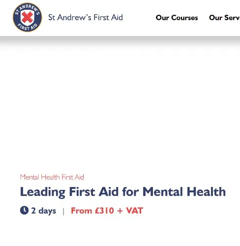Fund A Mental Health First Aid Course