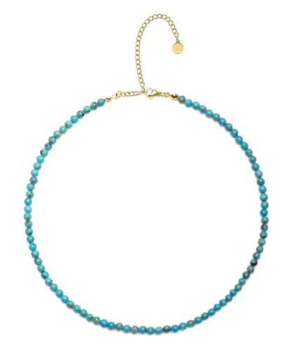Turquoise Choker Necklace, Success And Good Fortune Amplifier