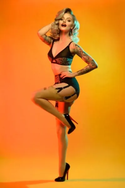 Leopard Print 6 Y-Strap Suspender Belt