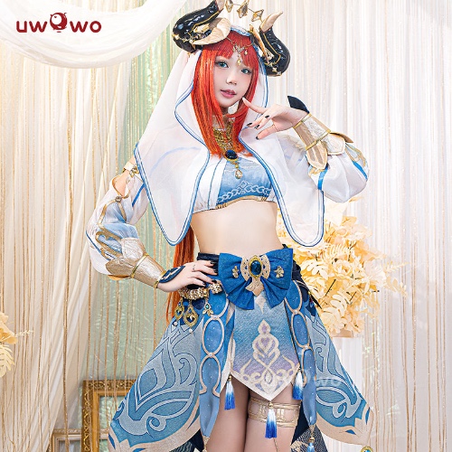【Clearance Sale】Uwowo Genshin Impact: Nilou Sumeru Hydro Female Cosplay Costume - 【In Stock】Set A M