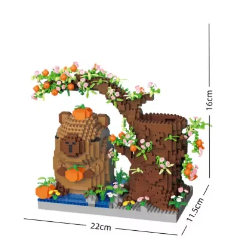 Capybara Micro Mini Building Blocks for Desk