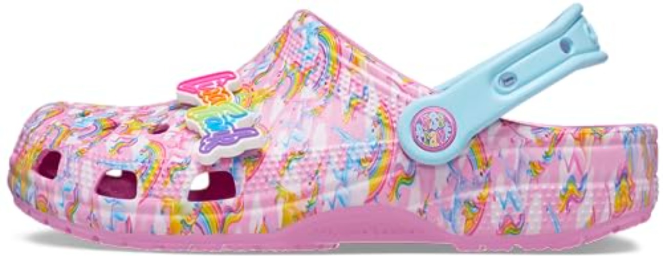 Crocs Unisex-Adult Classic Lisa Frank Clogs - Taffy Pink - 8 Women/6 Men