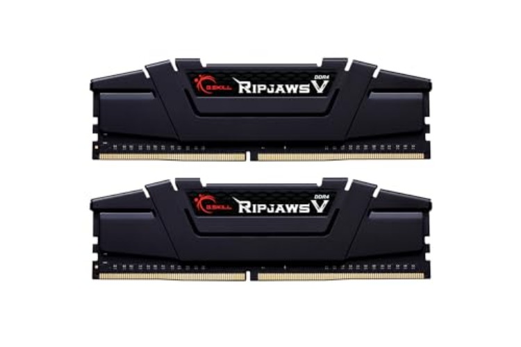 G.SKILL Ripjaws V Series (Intel XMP) DDR4 RAM 128GB (4x32GB) 3200MT/s CL16-18-18-38 1.35V Desktop Computer Memory UDIMM - Black (F4-3200C16Q-128GVK) - 128GB 4x32GB) - DDR4 3200 - Black