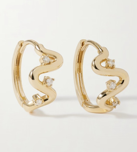 Stone & Strand Earring