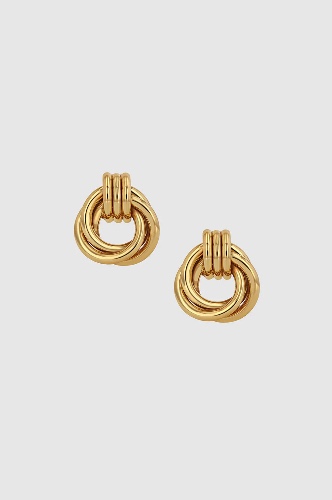 Triple Knot Earrings - Gold | ONE