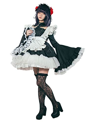Cosplay.fm Women’s Anime Cosplay Cosplay Costume Kawaii Maid Outfit - X-Small - Black and White