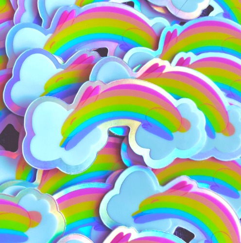 Rainbunny Sticker