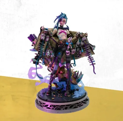 Arcane champion Jinx statue Riot Games