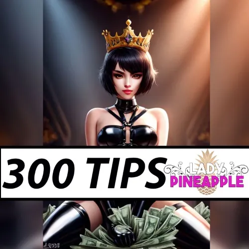 300 euros pour Lady Pineapple