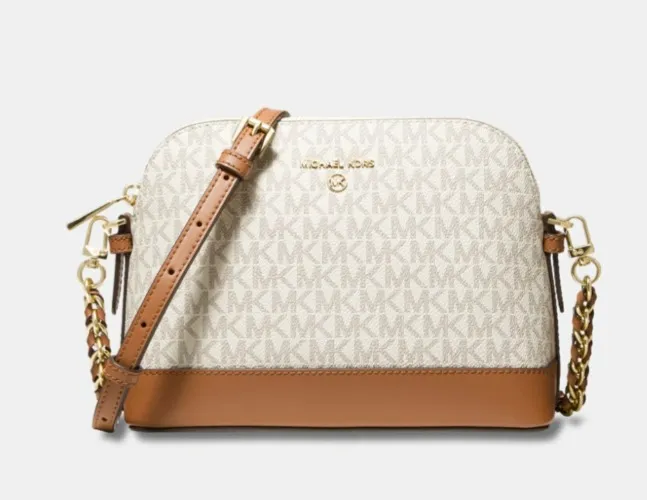 Michael Kors Marque Sac besace en cuir monogramme