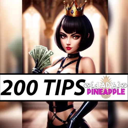 200 euros pour Lady Pineapple