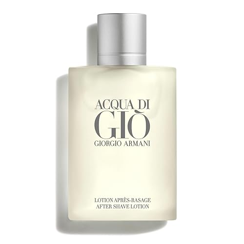 Armani beauty - Acqua di Gio - After Shave - Cologne for Men - Long Lasting Fragrance with Bergamot notes, Jasmine, White Musks, Patchouli & Cedarwood – 3.4 Fl Oz