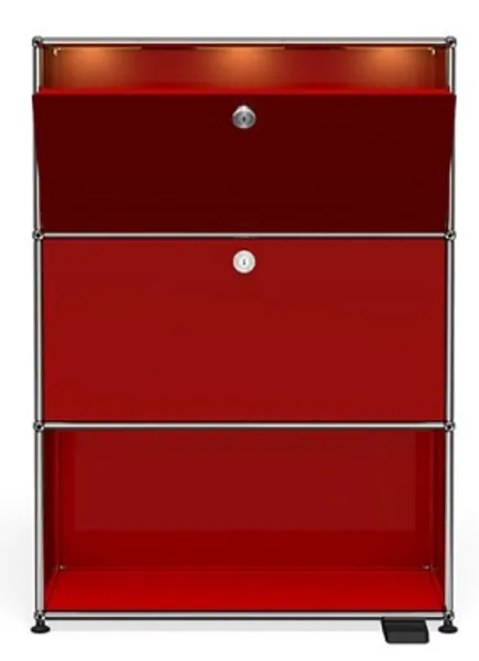 USM Haller E Highboard Rubinrot | Rubinrot | USM DE_QS_M20 RUBINROT