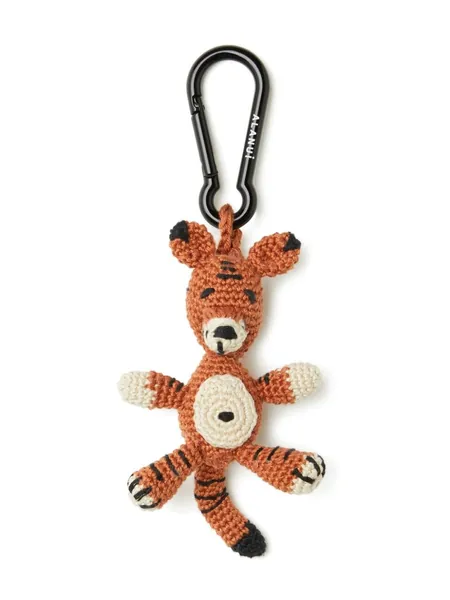 Tiger crochet key holder