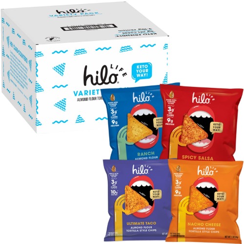 Hilo Life, Low Carb Keto Friendly Tortilla Chip Snack Bags