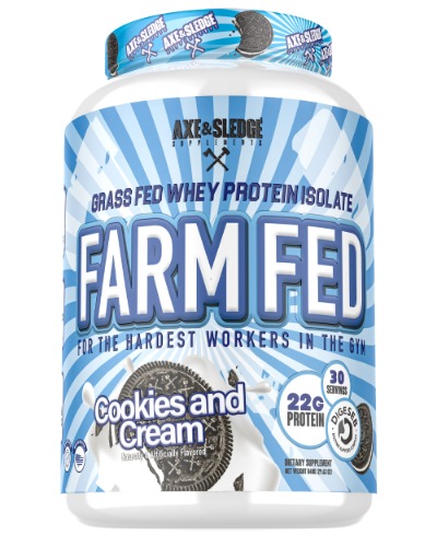 FARM FED // Grass-Fed Whey Protein Isolate | Cookies and Cream