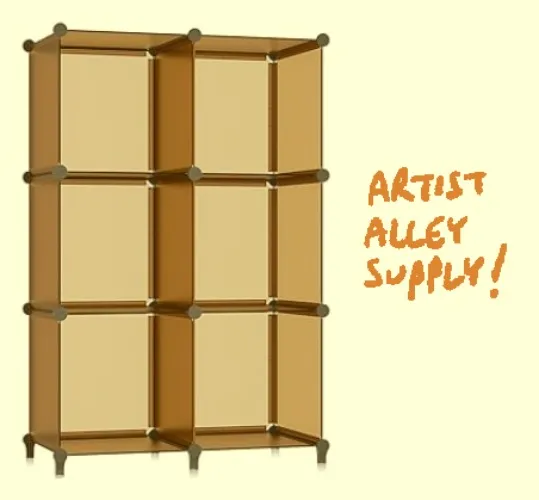 [ARTIST ALLEY SETUP] Modular Display Cubes