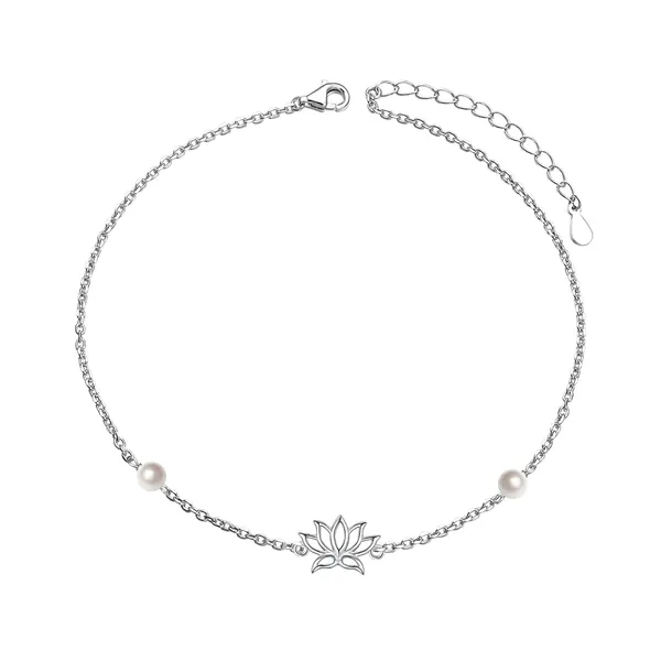 Anklets for Women S925 Sterling Silver Adjustable Beach Foot Ankle Bracelet Jewelry Gifts