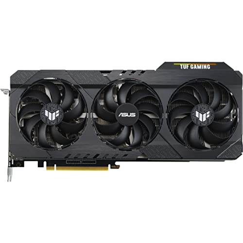 ASUS TUF Gaming NVIDIA GeForce RTX 3060 Ti V2 OC Edition Graphics Card (PCIe 4.0, 8GB GDDR6, LHR, HDMI 2.1, DisplayPort 1.4a, Dual Ball Fan Bearings, Military-Grade Certification, GPU Tweak II) - Graphic Card