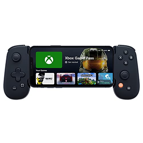 BACKBONE One Mobile Gaming Controller for iPhone (Lightning) - Turn Your iPhone into a Gaming Console - Play Xbox, PlayStation, Call of Duty, Fortnite, Roblox, Minecraft, Genshin Impact & More - Lightning (Black)