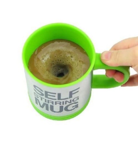 Self Stirring Coffee Mug - Green