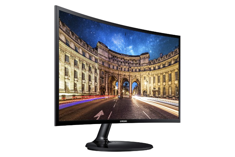 SAMSUNG LC24F390FHNXZA 24-inch Curved LED Gaming Monitor (Super Slim Design), 60Hz Refresh Rate w/AMD FreeSync Game Mode - 