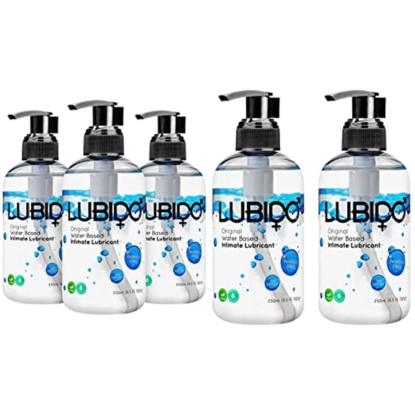Lubido Original Water Based Paraben Free Intimate Gel Lube – 250ml (Pack of 3) & Original Water Based Paraben Free Intimate Gel Lube – 250ml (Pack of 2)