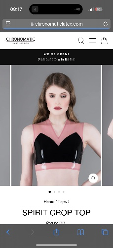 Luxury latex top
