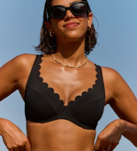 Spirit Scallop Bikini Top