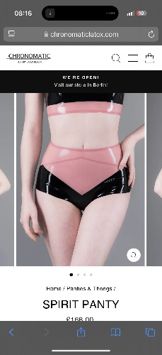 Luxury latex panties 
