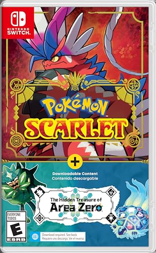 Pokémon™ Scarlet + The Hidden Treasure of Area Zero Bundle (Game+DLC) - US Version - Nintendo Switch - Pokémon™ Scarlet + The Hidden Treasure of Area Zero Bundle (Game+DLC)