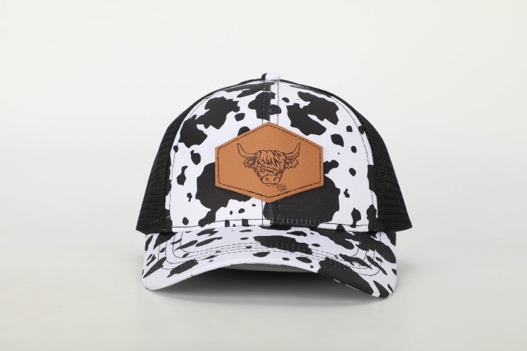 Highland Cow Trucker Hat | Black