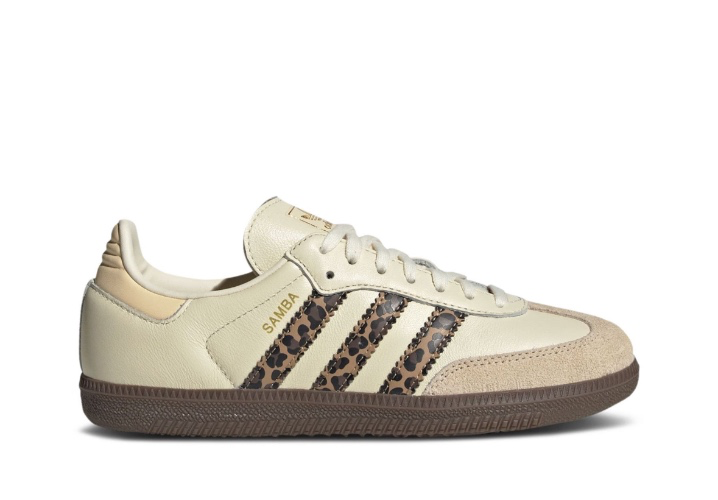 Cream Leopard Sambas