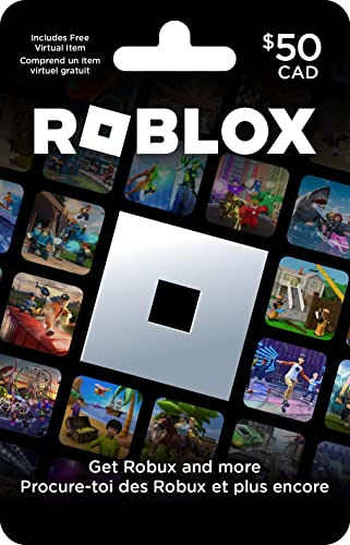 Roblox Physical Gift Card [Includes Free Virtual Item] [Redeem Worldwide] - 50 - Standard