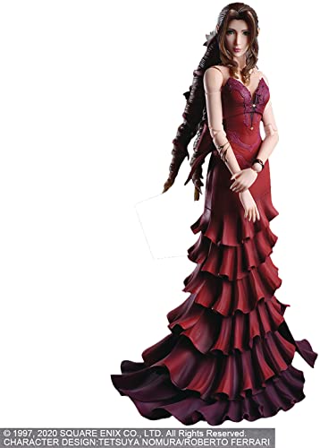 Square Enix Final Fantasy VII Remake: Aerith Gainsborough (Dress Ver.) Play Arts Kai Action Figure