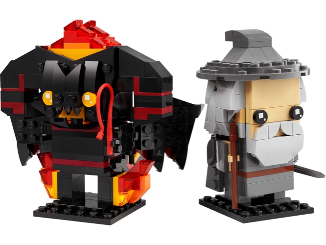 Gandalf the Grey™ & Balrog™ 40631 | BrickHeadz  