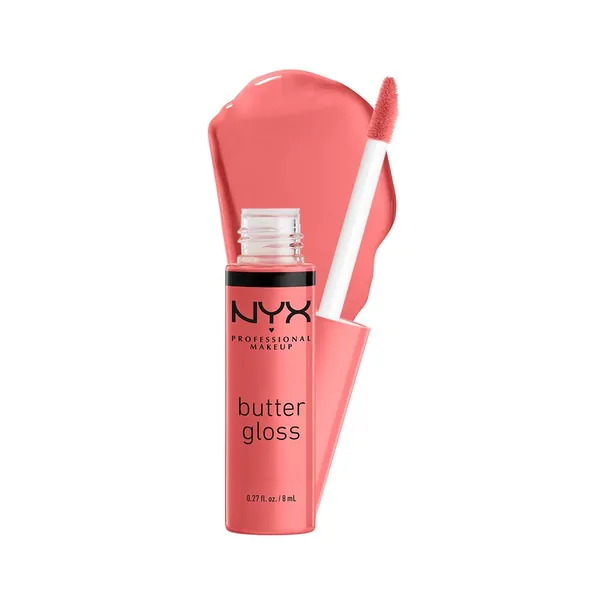 NYX PROFESSIONAL MAKEUP Butter Gloss, Non-Sticky Lip Gloss - Creme Brulee (Natural)