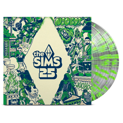 The Sims 25th (Clear with Neon Green Splatter) - Vinyl Soundtrack