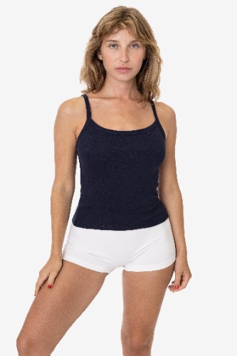 Garment Dye Cotton Spandex Mini Shorts - Los Angeles Apparel