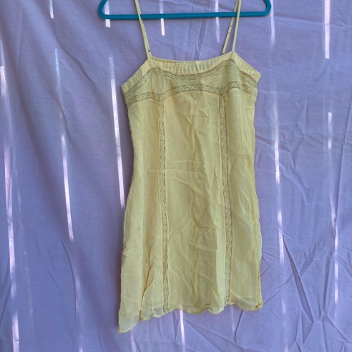 Yellow Mini Dress - Zara